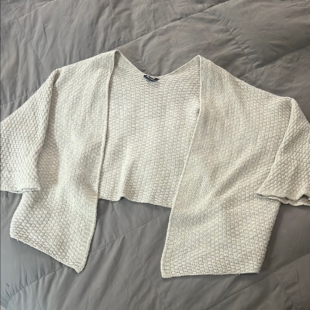 Brandy Melville Cream Sweater Wrap